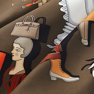 Lenço 70 Illusion Exquise - Verde | Hermès Brasil